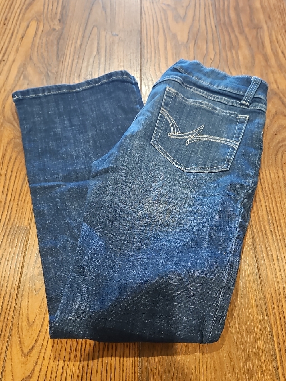 Wrangler Dark Blue Boot Cut Jeans